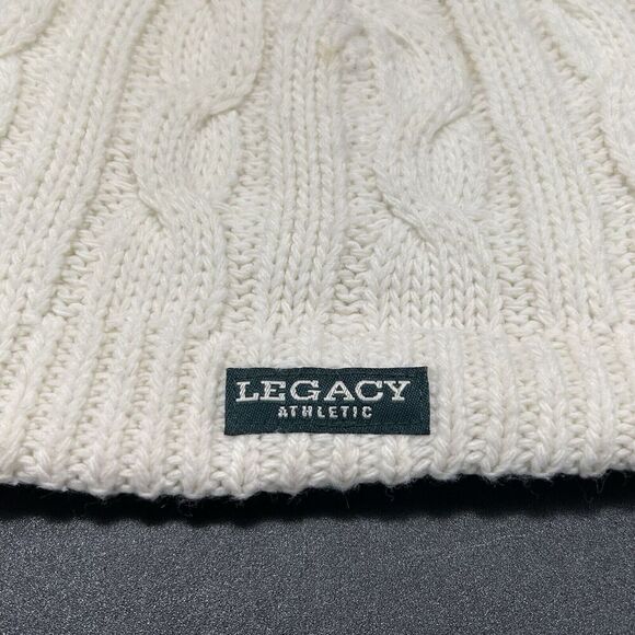 Mizzou Beanie Unisex One Size White Cable Knit Pull On Legacy Athletics - Picture 4 of 5